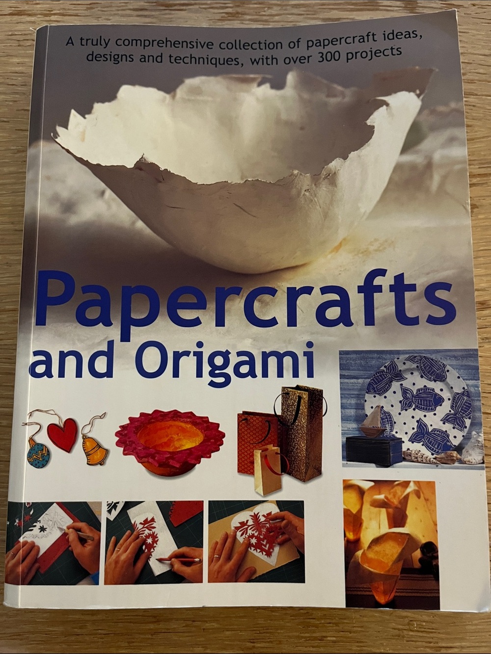 Papercrafts and Origami Book - White Cover